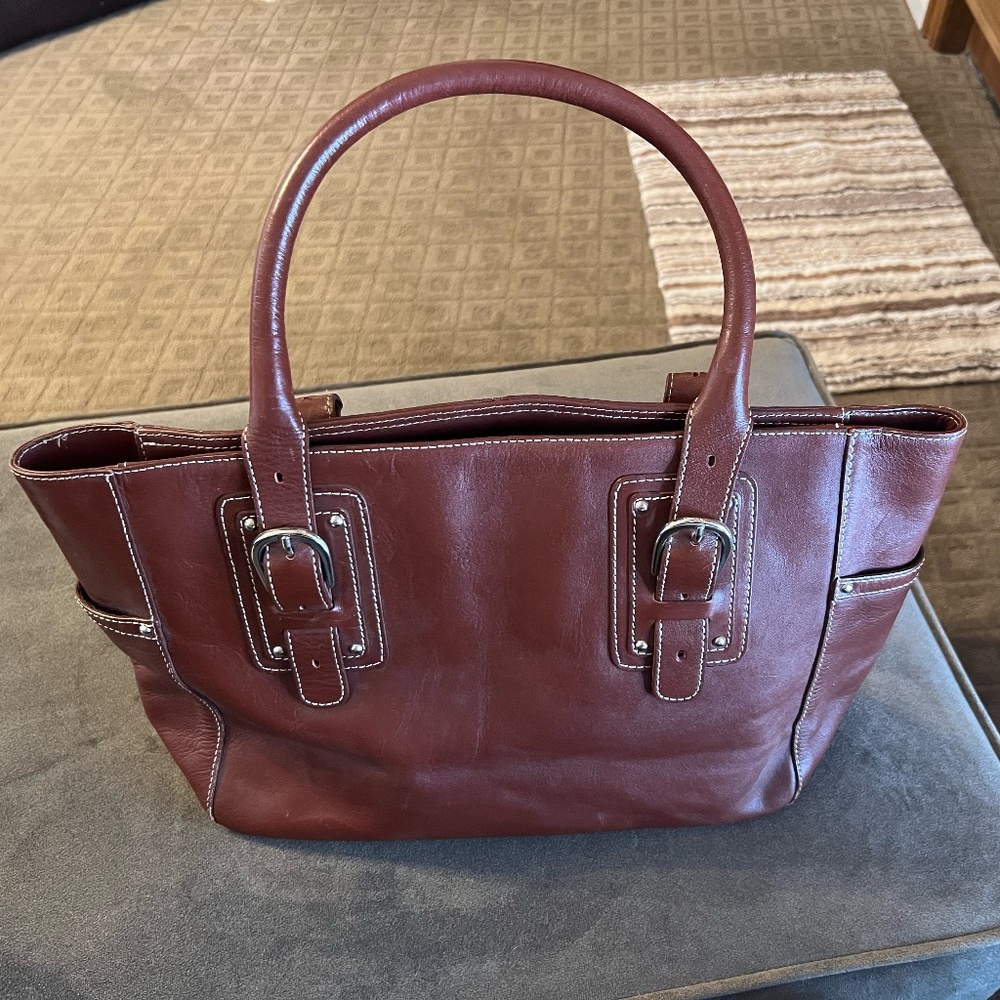 Leather Nordstrom Large Zippered Handbag
